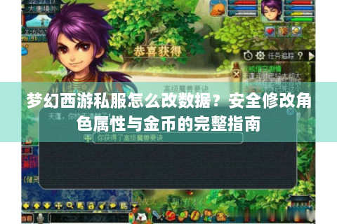 梦幻西游私服怎么改数据？安全修改角色属性与金币的完整指南