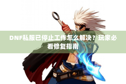 DNF私服已停止工作怎么解决？玩家必看修复指南