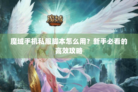 魔域手机私服脚本怎么用？新手必看的高效攻略