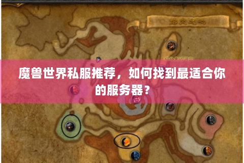 魔兽世界私服推荐，如何找到最适合你的服务器？