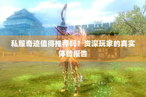 私服奇迹值得推荐吗？资深玩家的真实体验报告