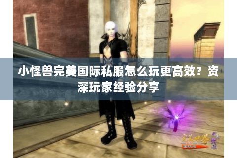 小怪兽完美国际私服怎么玩更高效？资深玩家经验分享