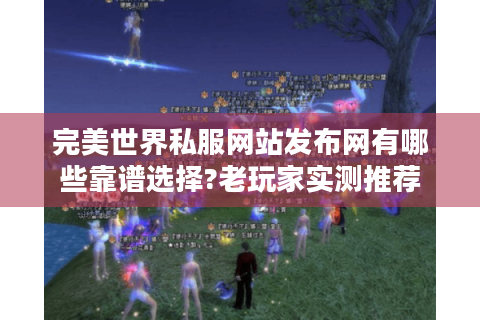 完美世界私服网站发布网有哪些靠谱选择?老玩家实测推荐