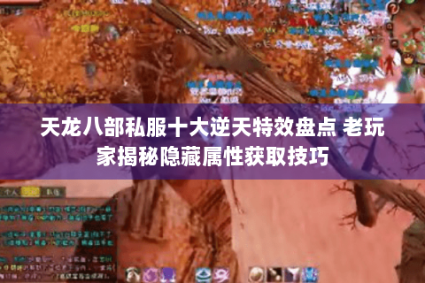 天龙八部私服十大逆天特效盘点 老玩家揭秘隐藏属性获取技巧
