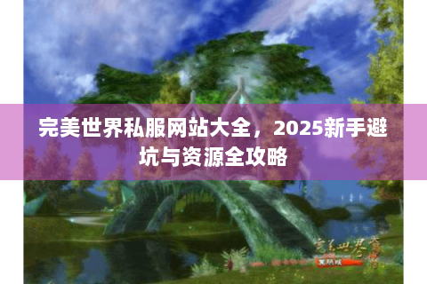 完美世界私服网站大全，2025新手避坑与资源全攻略