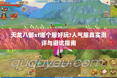 天龙八部sf哪个服好玩?人气服真实测评与避坑指南