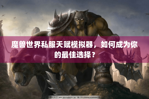 魔兽世界私服天赋模拟器，如何成为你的最佳选择？
