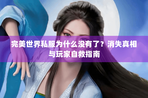 完美世界私服为什么没有了？消失真相与玩家自救指南