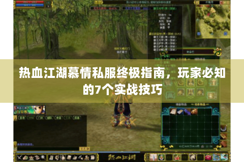 热血江湖慕情私服终极指南，玩家必知的7个实战技巧