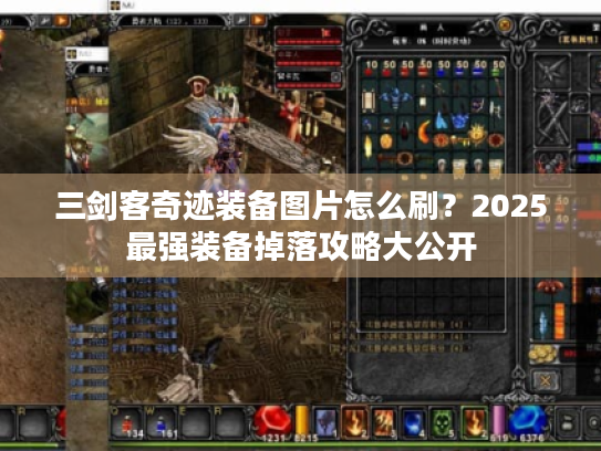 三剑客奇迹装备图片怎么刷？2025最强装备掉落攻略大公开