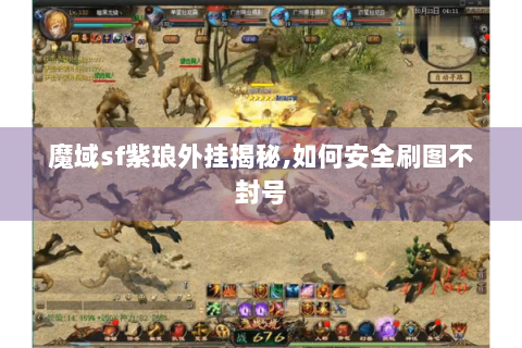 魔域sf紫琅外挂揭秘,如何安全刷图不封号