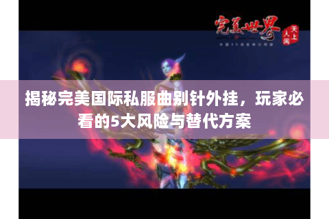 揭秘完美国际私服曲别针外挂，玩家必看的5大风险与替代方案
