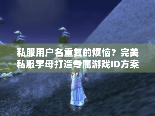 私服用户名重复的烦恼？完美私服字母打造专属游戏ID方案！