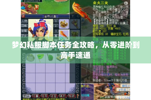 梦幻私服脚本任务全攻略，从零进阶到高手速通