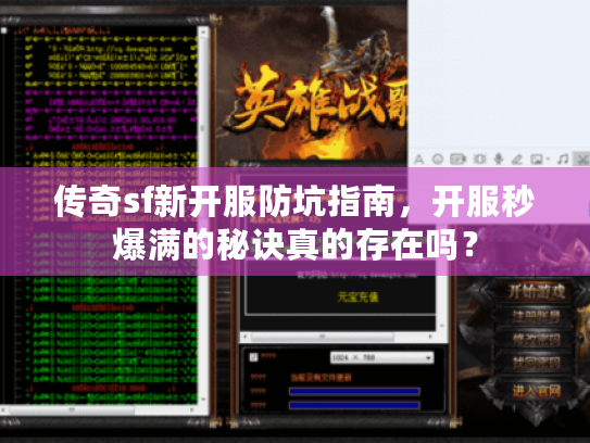 传奇sf新开服防坑指南，开服秒爆满的秘诀真的存在吗？