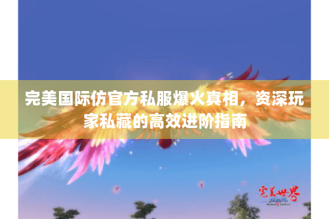 完美国际仿官方私服爆火真相，资深玩家私藏的高效进阶指南