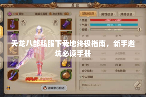 天龙八部私服下载地终极指南，新手避坑必读手册