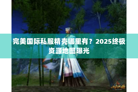 完美国际私服精壳哪里有？2025终极资源地图曝光