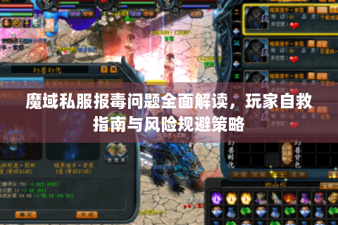 魔域私服报毒问题全面解读，玩家自救指南与风险规避策略