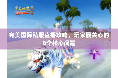 完美国际私服直播攻略，玩家最关心的8个核心问题