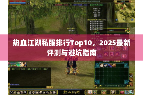 热血江湖私服排行Top10，2025最新评测与避坑指南
