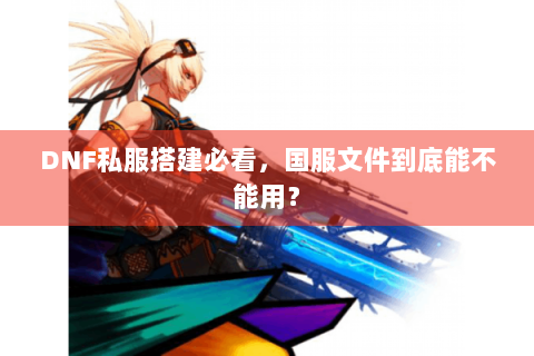 DNF私服搭建必看，国服文件到底能不能用？