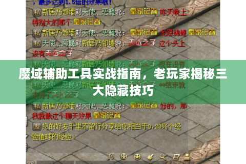 魔域辅助工具实战指南，老玩家揭秘三大隐藏技巧