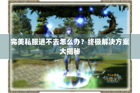 完美私服进不去怎么办？终极解决方案大揭秘