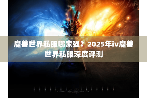 魔兽世界私服哪家强？2025年iv魔兽世界私服深度评测