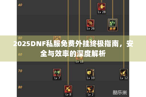 2025DNF私服免费外挂终极指南，安全与效率的深度解析
