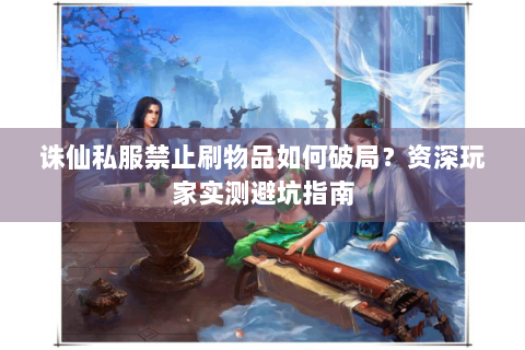 诛仙私服禁止刷物品如何破局？资深玩家实测避坑指南