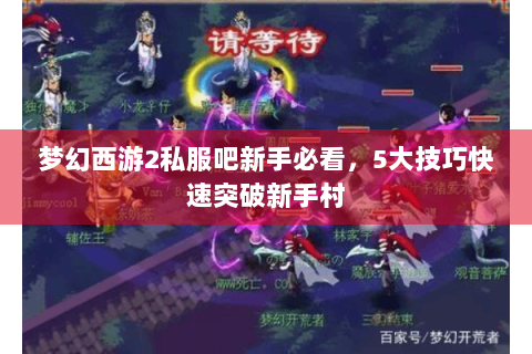 梦幻西游2私服吧新手必看，5大技巧快速突破新手村