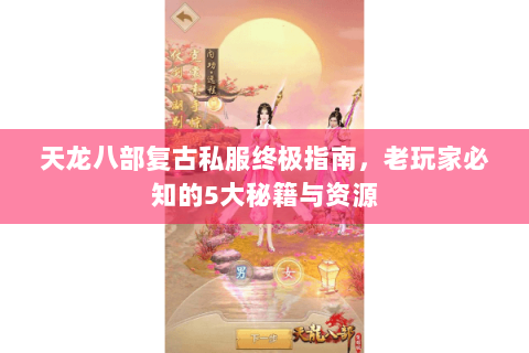 天龙八部复古私服终极指南，老玩家必知的5大秘籍与资源