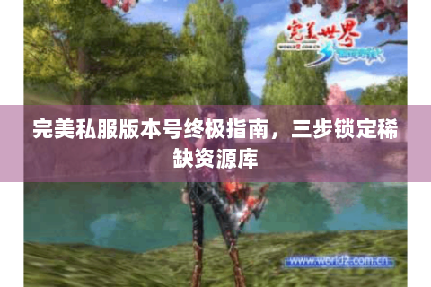 完美私服版本号终极指南，三步锁定稀缺资源库