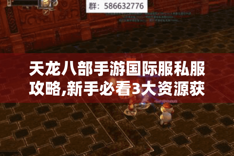 天龙八部手游国际服私服攻略,新手必看3大资源获取秘籍