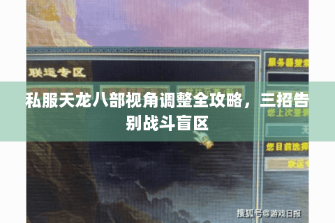私服天龙八部视角调整全攻略，三招告别战斗盲区
