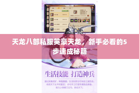 天龙八部私服英豪天龙，新手必看的5步速成秘籍