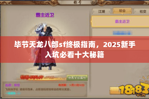 毕节天龙八部sf终极指南，2025新手入坑必看十大秘籍