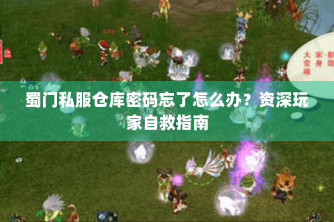 蜀门私服仓库密码忘了怎么办？资深玩家自救指南