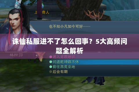 诛仙私服进不了怎么回事？5大高频问题全解析