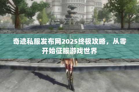 奇迹私服发布网2025终极攻略，从零开始征服游戏世界