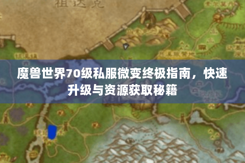 魔兽世界70级私服微变终极指南，快速升级与资源获取秘籍