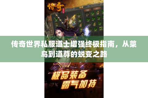 传奇世界私服道士增强终极指南，从菜鸟到道尊的蜕变之路