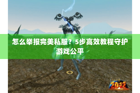 怎么举报完美私服？5步高效教程守护游戏公平