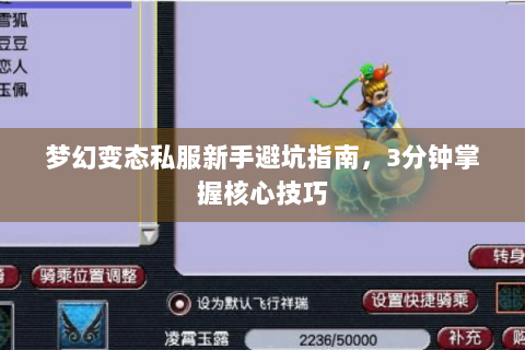 梦幻变态私服新手避坑指南，3分钟掌握核心技巧