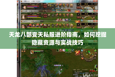 天龙八部变天私服进阶指南，如何挖掘隐藏资源与实战技巧