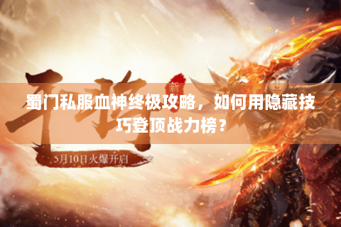 蜀门私服血神终极攻略，如何用隐藏技巧登顶战力榜？