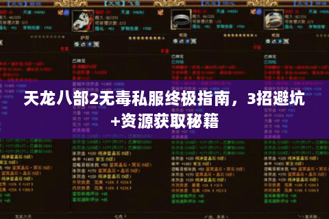 天龙八部2无毒私服终极指南，3招避坑+资源获取秘籍