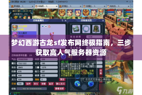 梦幻西游古龙sf发布网终极指南，三步获取高人气服务器资源