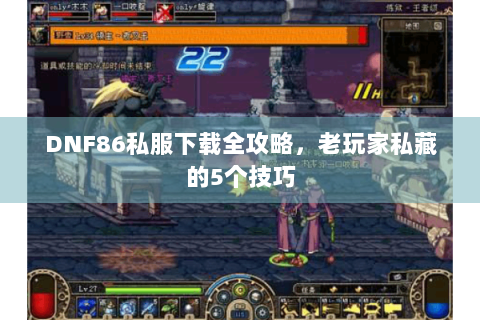 DNF86私服下载全攻略，老玩家私藏的5个技巧